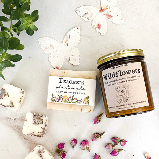 Teacher Appreciation Gift | Soap & Candle Bundle