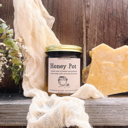 Honey Pot | beeswax + soy candle