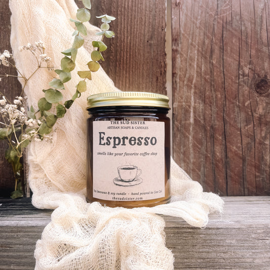 Espresso | Beeswax & Soy Blend Candle