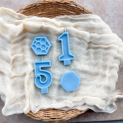 NUMBER CANDLES | Dyed