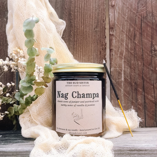 Nag Champa | Beeswax & Soy Candle