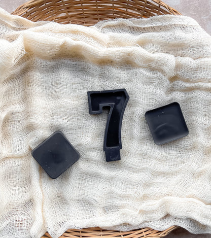 NUMBER CANDLES | Dyed