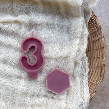 NUMBER CANDLES | Dyed