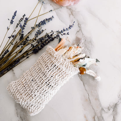 Odds + Ends — soap filled pouch